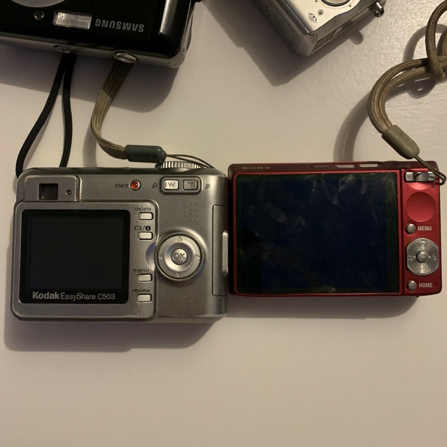 4x Sony DSC-S700, DSC-T100 Samsung ES15, Kodak C503 Camera *Parts Repair Only*