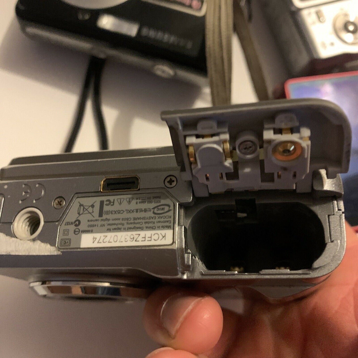 4x Sony DSC-S700, DSC-T100 Samsung ES15, Kodak C503 Camera *Parts Repair Only*