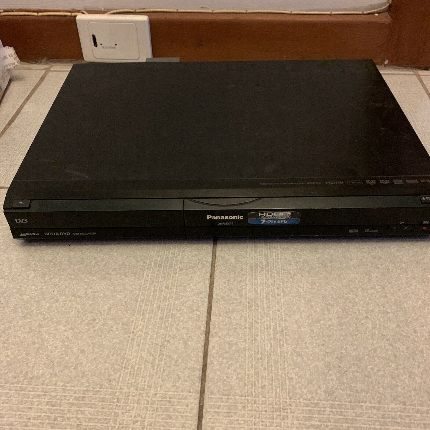 Panasonic DMR-EX78 HDD & DVD Recorder *For Parts Or Repair Only*