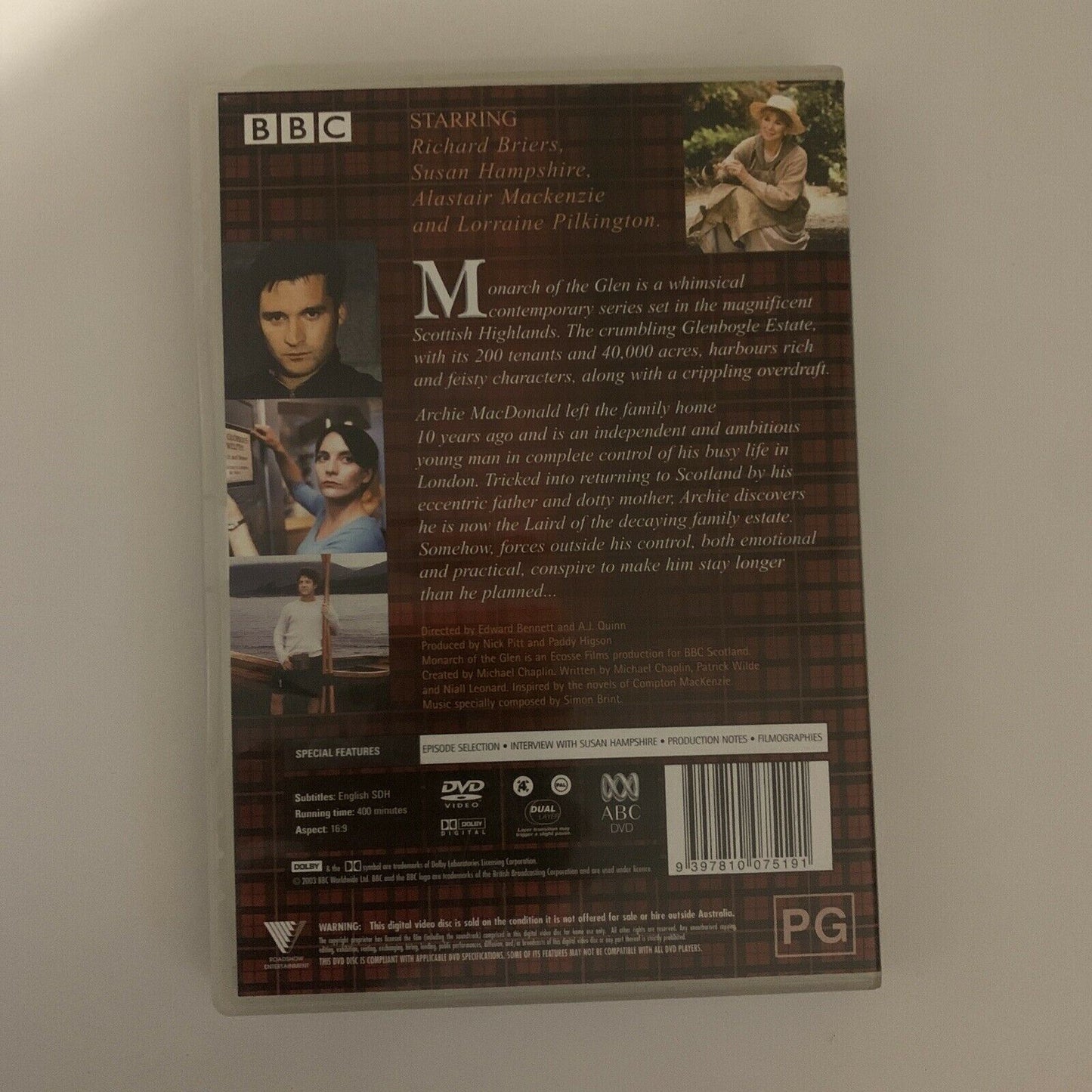 Monarch Of The Glen : Series 1 (DVD, 2000, 2-Disc Set) BBC Region 4