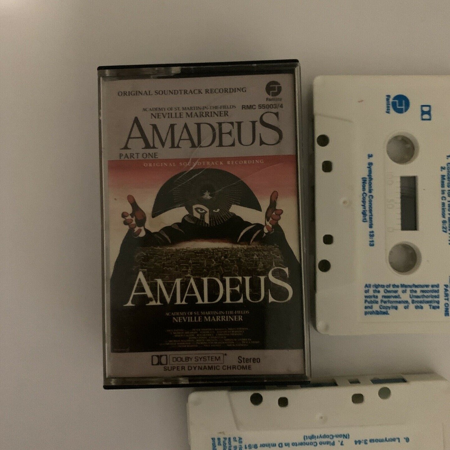Amadeus - Original Soundtrack Recording (Cassette Tape, 1984, 2-Tape)