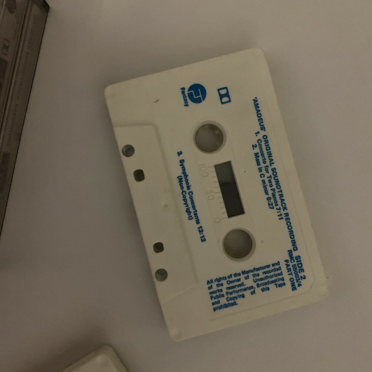 Amadeus - Original Soundtrack Recording (Cassette Tape, 1984, 2-Tape)