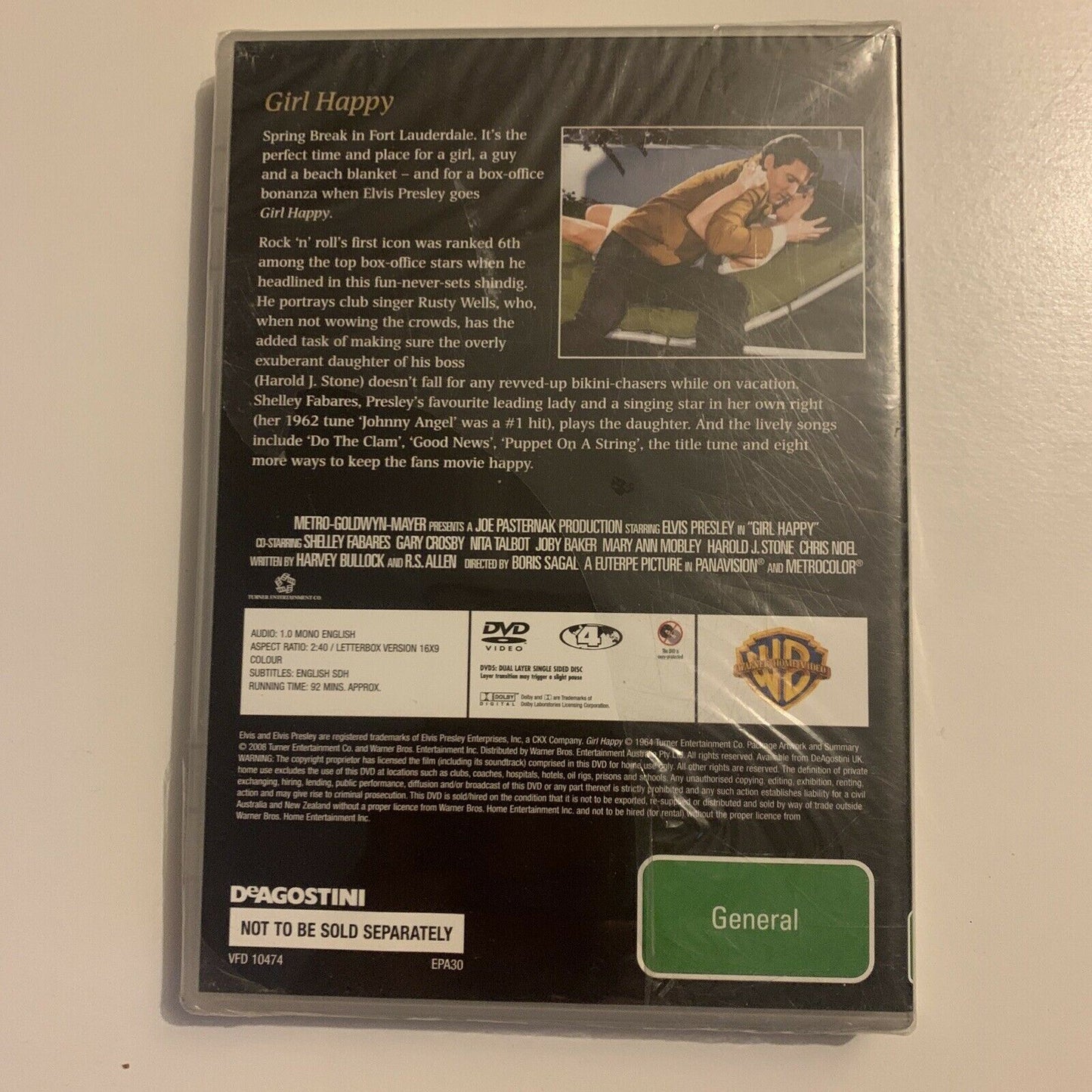 *New* Elvis Presley: Girl Happy - Collector's Edition (DVD, 1965) Region 4
