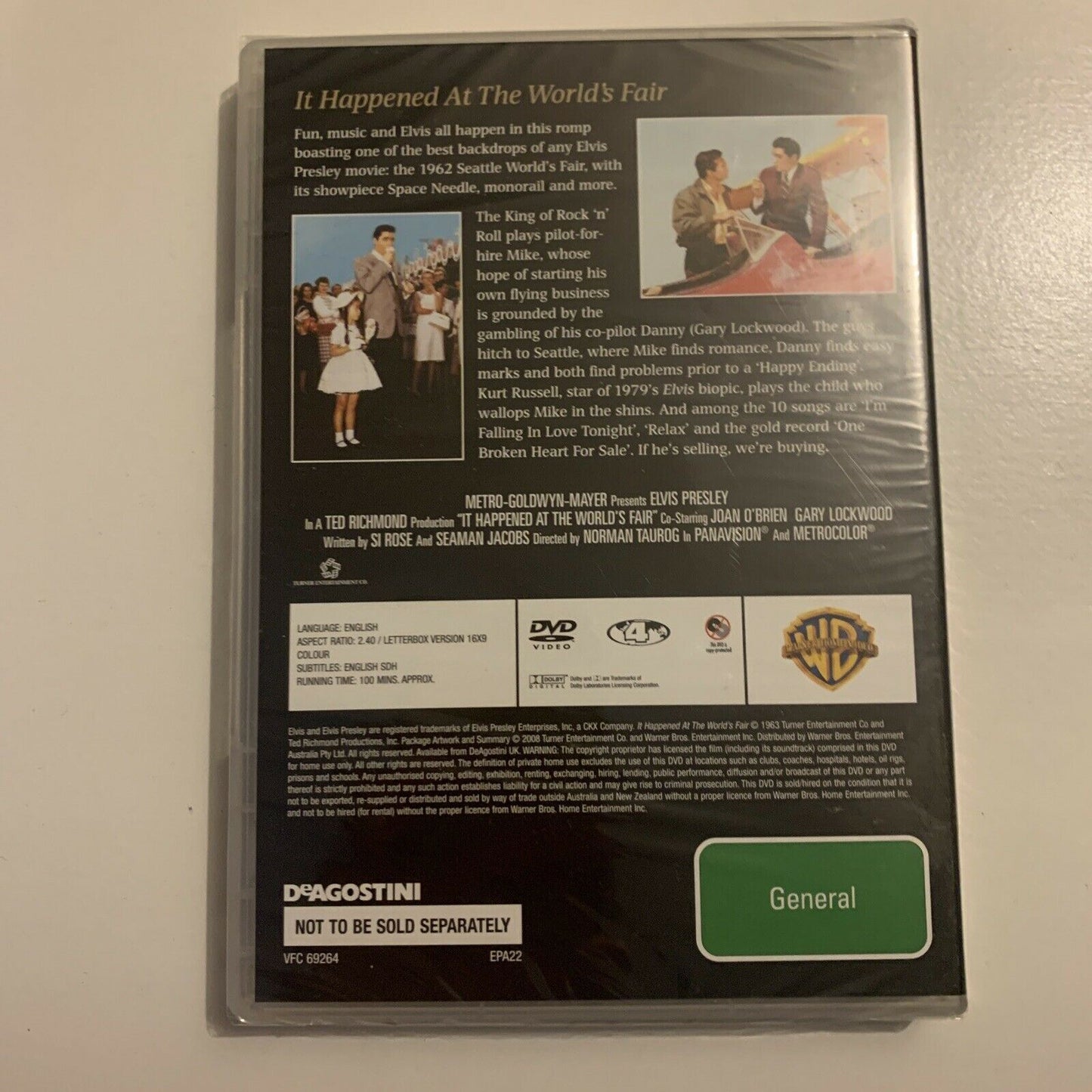 *New Sealed* Elvis Presley: It Happened At The World's Fair (DVD, 1963) Region 4