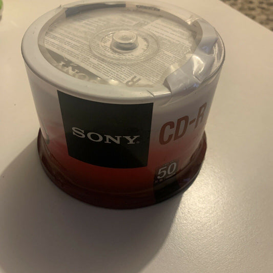 *New Sealed* Sony Blank CD-R 50 Pack 700MB 50CDQ80SP