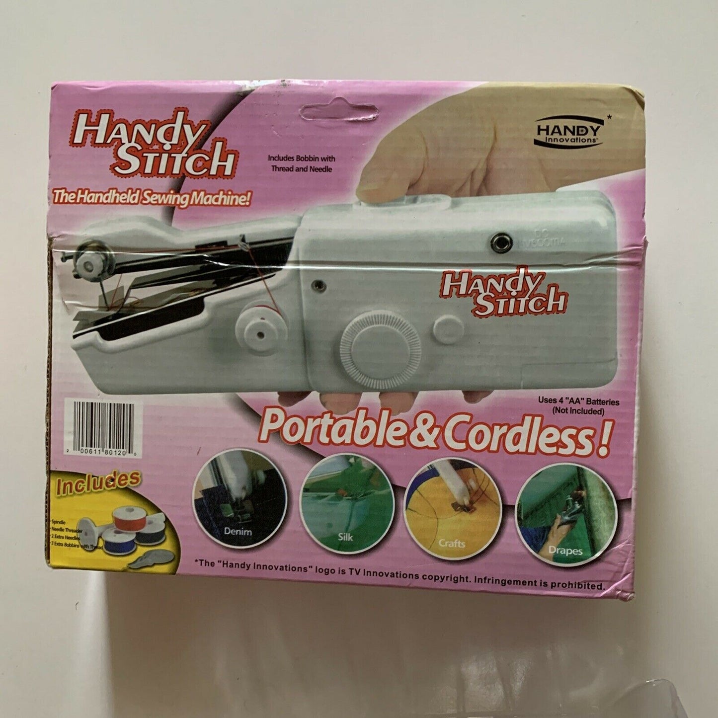 Handy Stitch Handheld Portable Sewing Machine Brand New