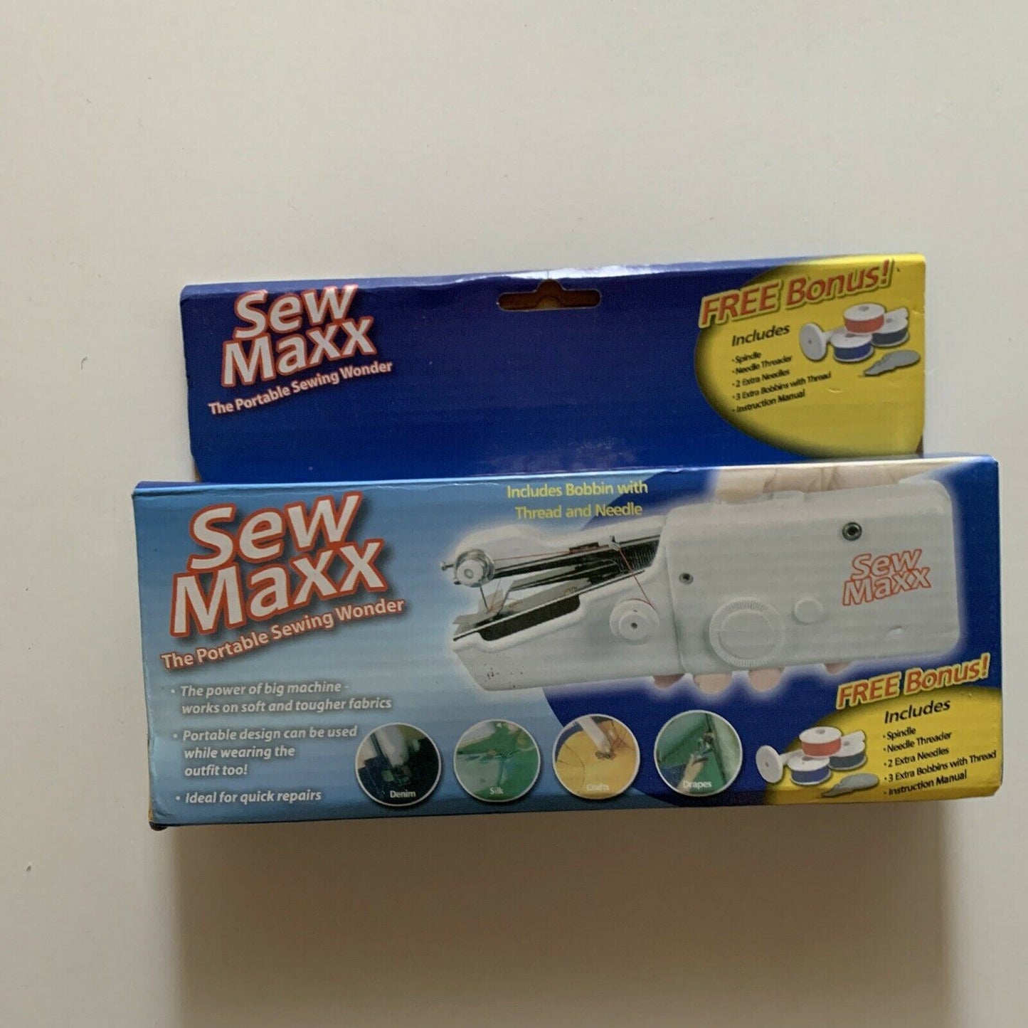 Sew Maxx - The Portable Handheld Sewing Machine - Easy Cordless