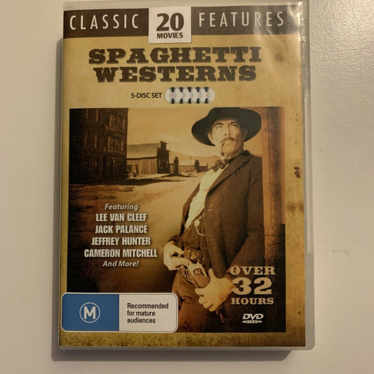 20x Spaghetti Westerns Movies DVD 5-Disc All Regions. Lee Van Cleef