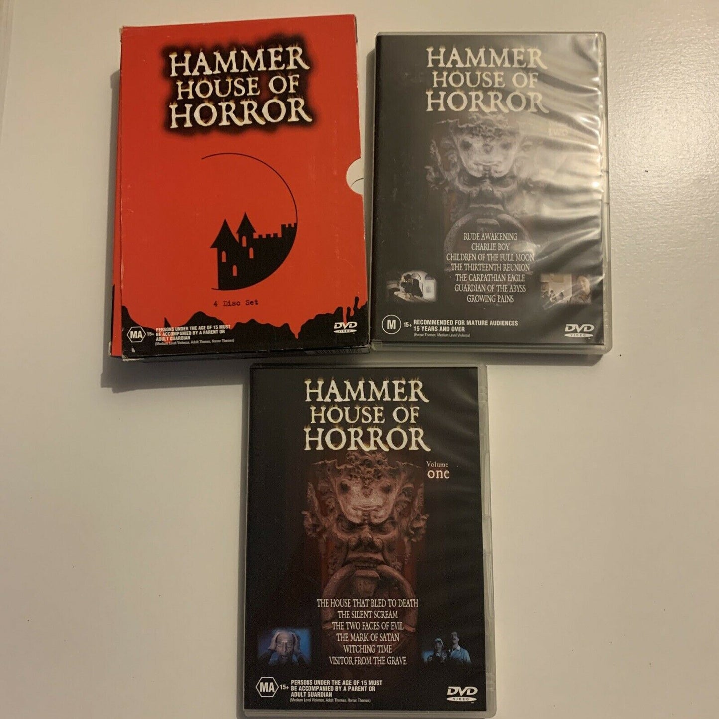 Hammer House Of Horror (DVD, 1980, 4-Disc) Peter Cushing, Diana Dors