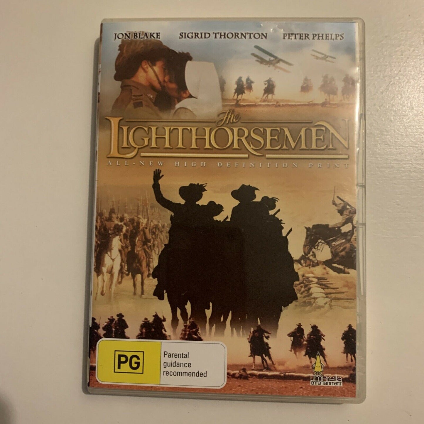 The Lighthorsemen (DVD, 1987) Gary Sweet, Jon Blake. All Regions