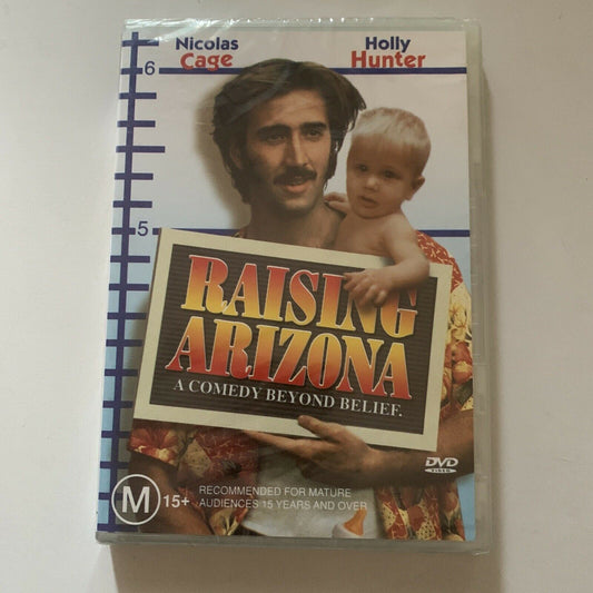 *New Sealed* Raising Arizona (DVD, 1987) Nicolas Cage, John Goodman. Region 4