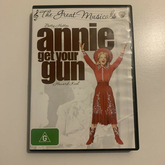 Annie Get Your Gun (DVD, 1950) Betty Hutton, Howard Keel. Region 4&2