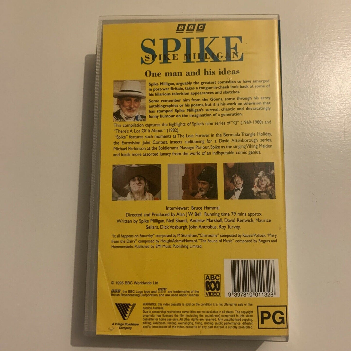 Spike Milligan - One Man And His Ideas (VHS, 1995) PAL