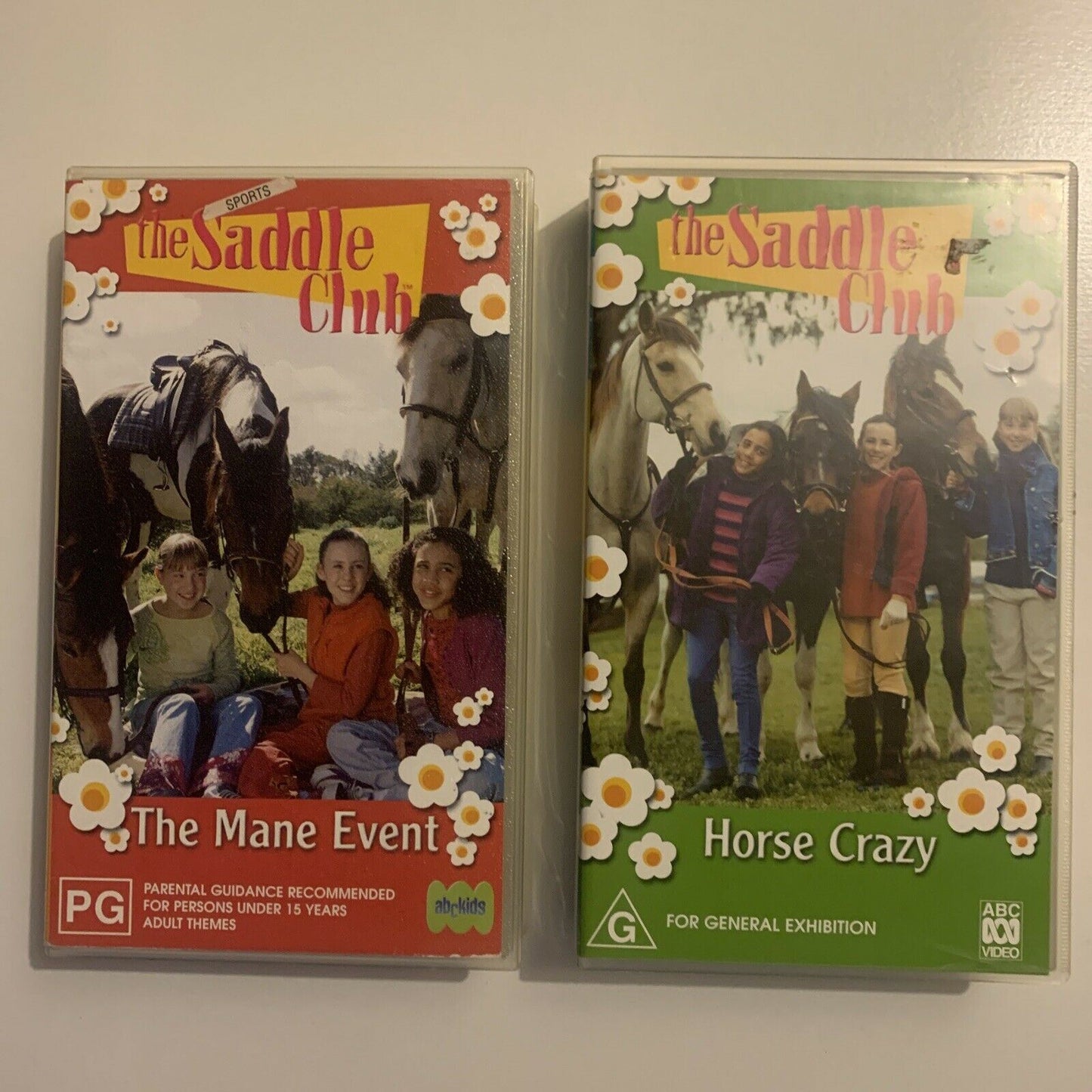 The Saddle Club - The Mane Event & House Crazy (VHS, 2003, 2-Tape) PAL