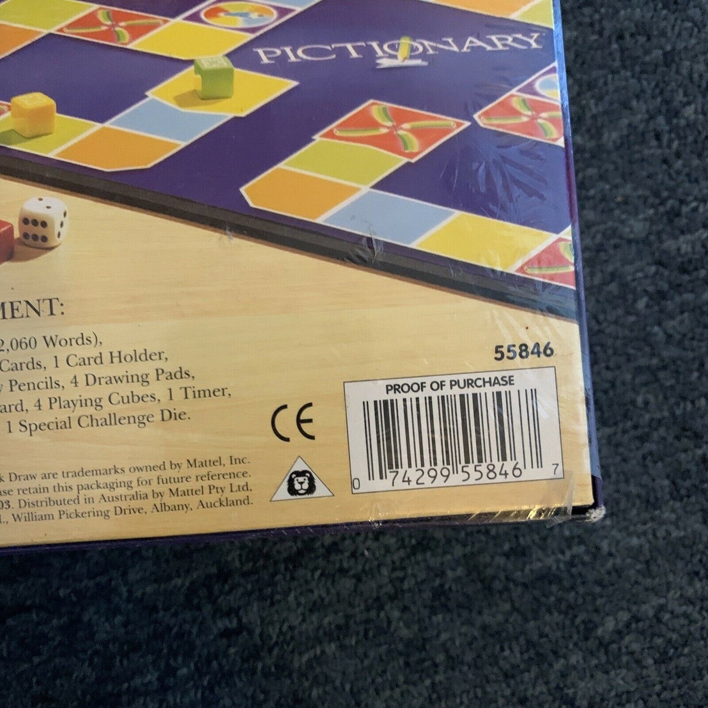 *New Sealed* Pictionary - The Game Of Quick Draw With Challenge Game