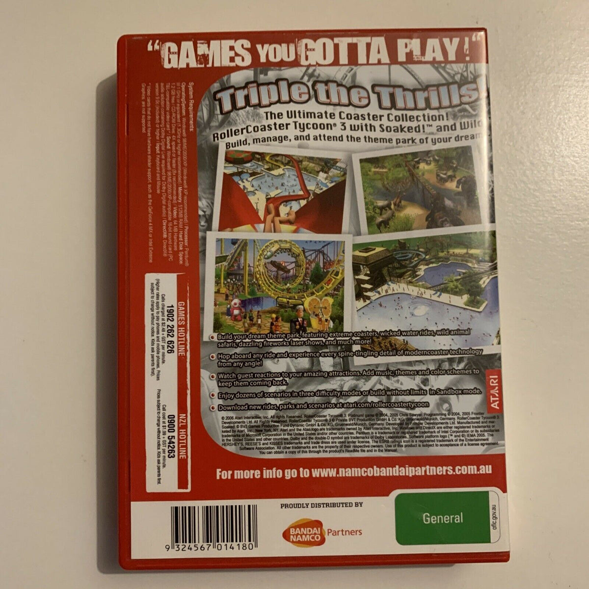 Rollercoaster Tycoon 3: Platinum PC DVD-ROM
