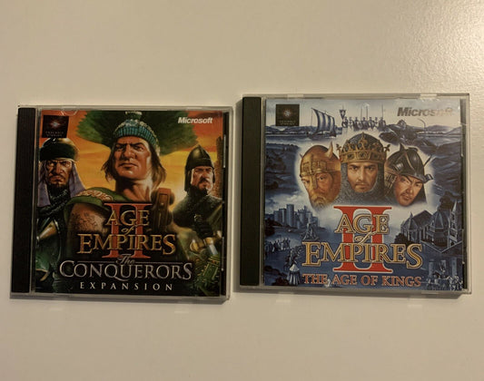 Age Of Empires II - The Age Of Kings & The Conquerors Expansion PC CDROM