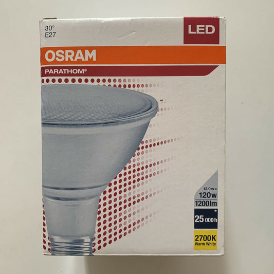 *New* Osram E27 LED Reflector Bulb 15 W(120W) 2700K, Warm White, Dimmable