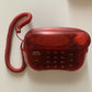 Telstra Slimline 40 Single Landline Phone Red