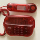 Telstra Slimline 40 Single Landline Phone Red