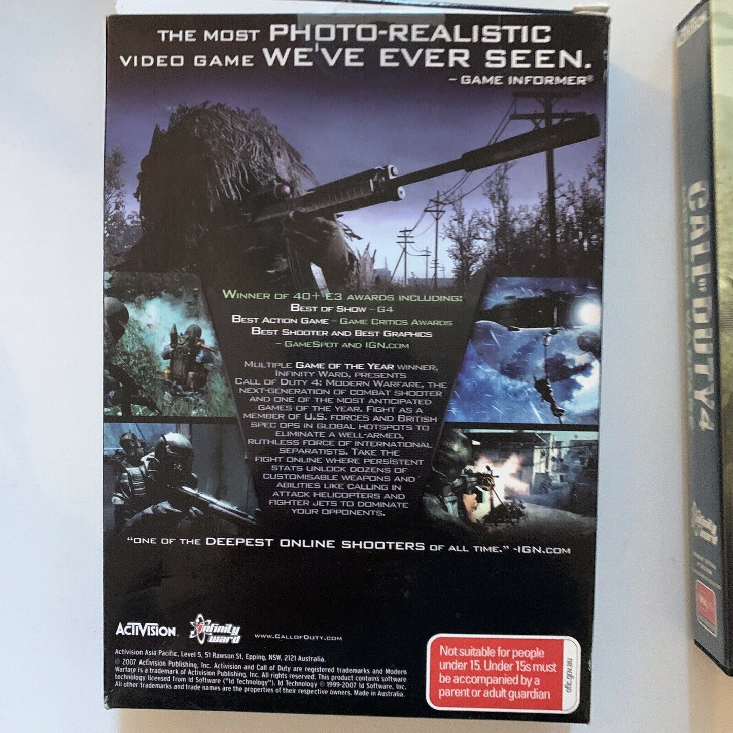 Call of Duty 4 - Modern Warfare PC VIDEO GAME DVD ROM