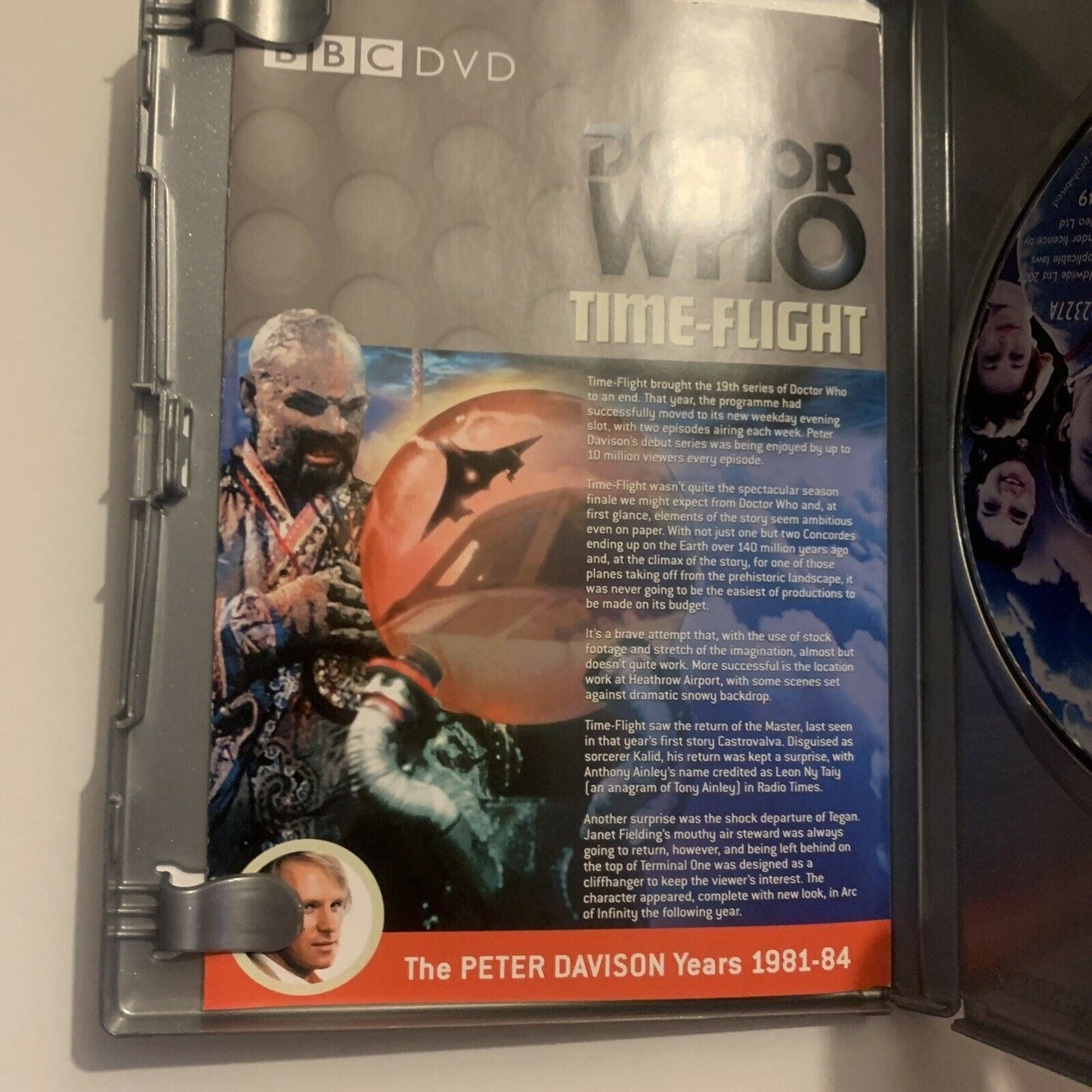 Doctor Who - Time Flight (DVD, 1982) Peter Davison BBC Region 4&2