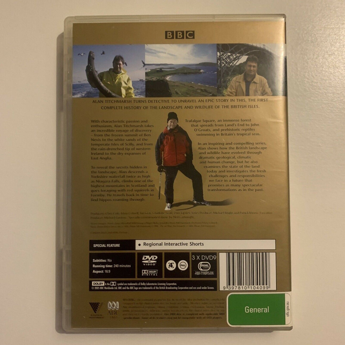 British Isles - A Natural History (DVD, 2005, 3-Disc) Alan Titchmarsh. Region 4