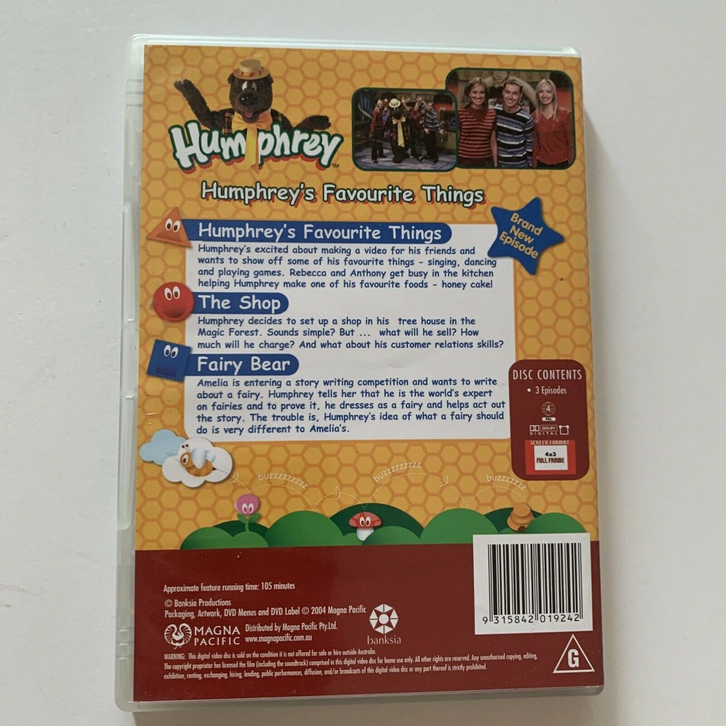 Humphrey B Bear - Humphrey's Favourite Things (DVD, 2004)