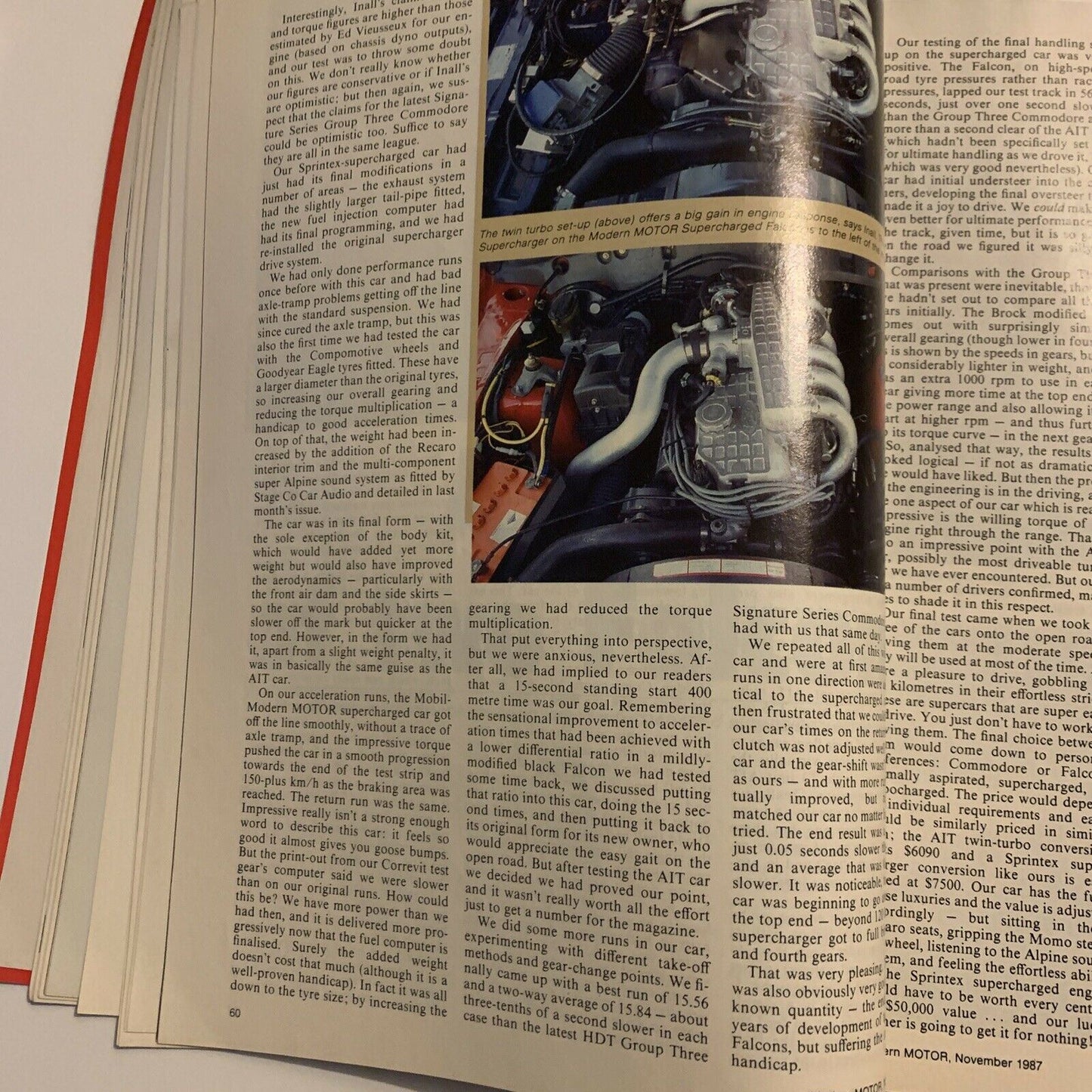 Modern Motor Magazine - November 1987 - TWR Gp A Commodore