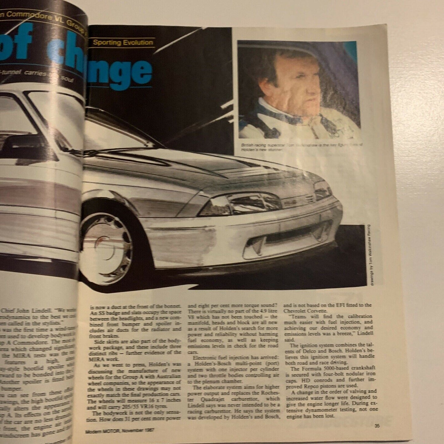 Modern Motor Magazine - November 1987 - TWR Gp A Commodore