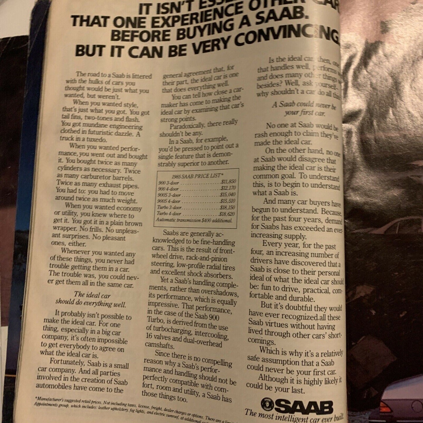 Car And Driver Magazine - April 1985 - Porsche 944 Turbo