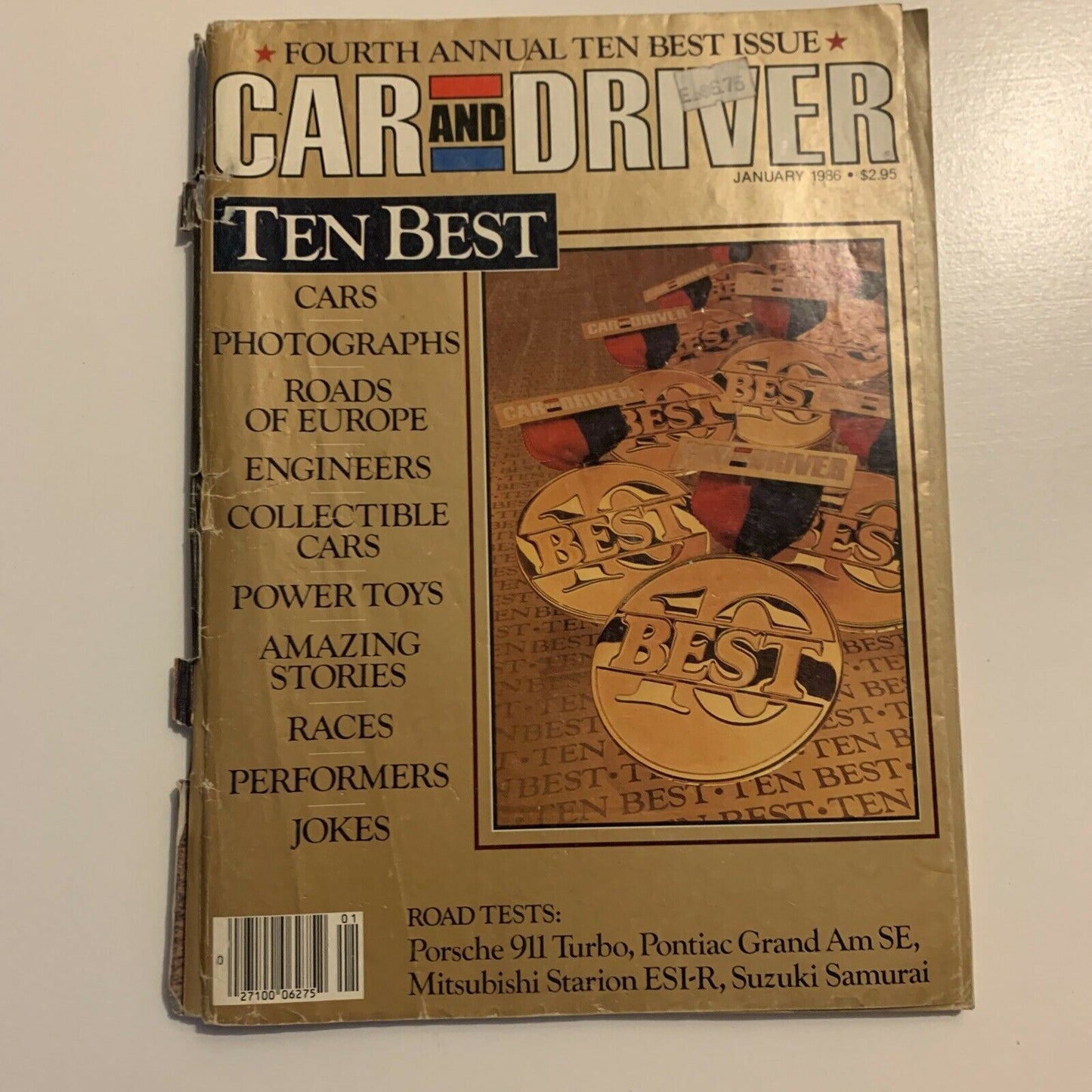 Car And Driver Magazine - January 1986 - Fourth Annual Teen Best Issue