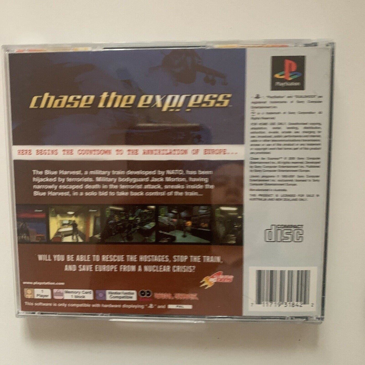 Chase The Express - PlayStation 1 PS1 PAL