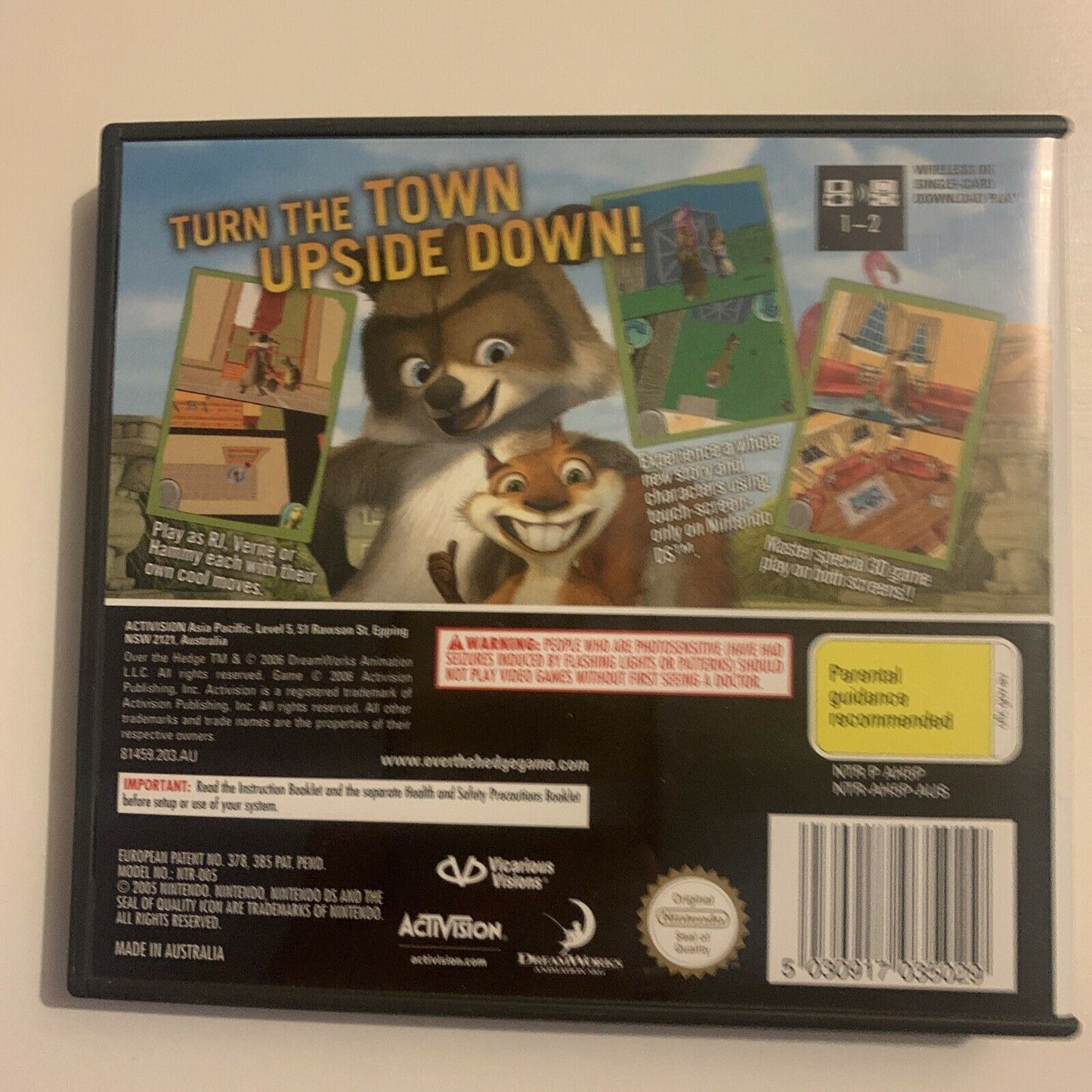 Over the Hedge - Nintendo DS With Manual