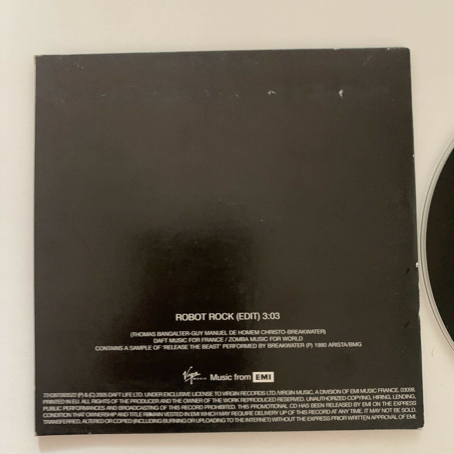 Daft Punk - Robot Rock Single  (CD, 2005)