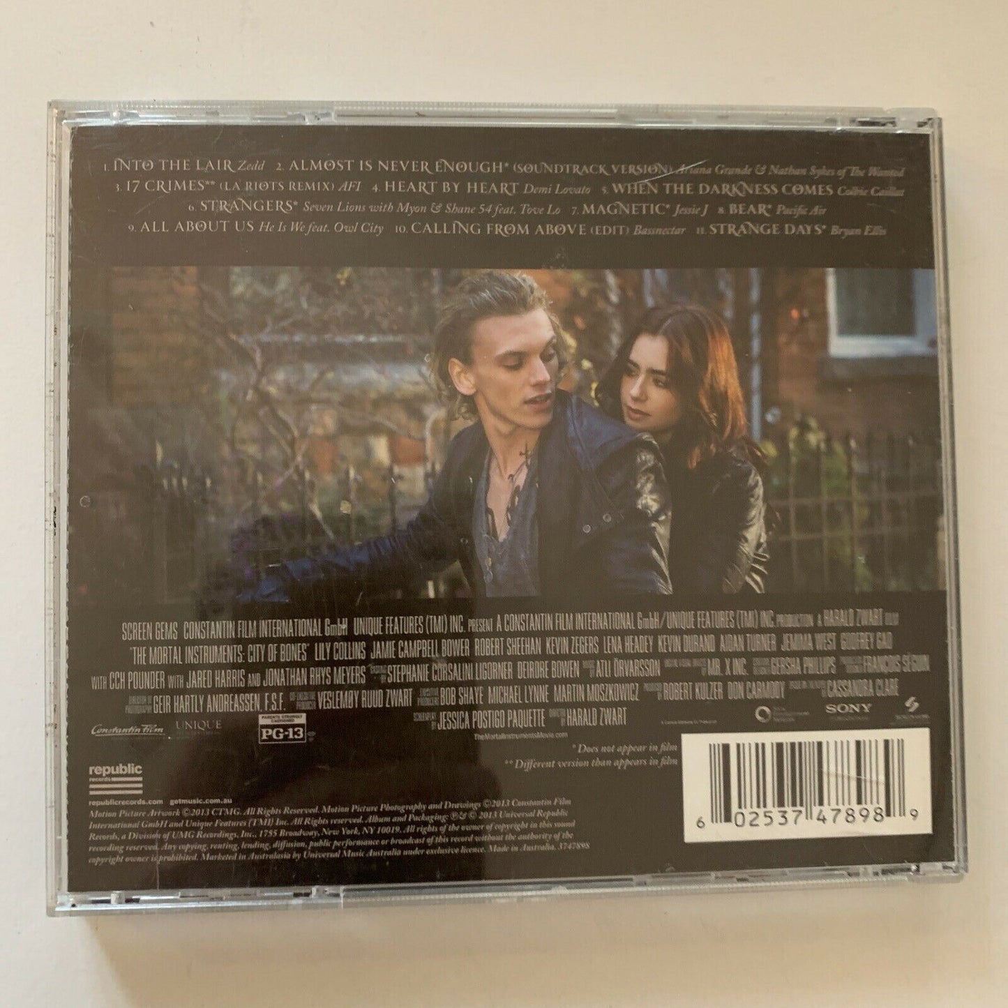 The Mortal Instruments: City of Bones [Original Soundtrack] (CD, 2013)