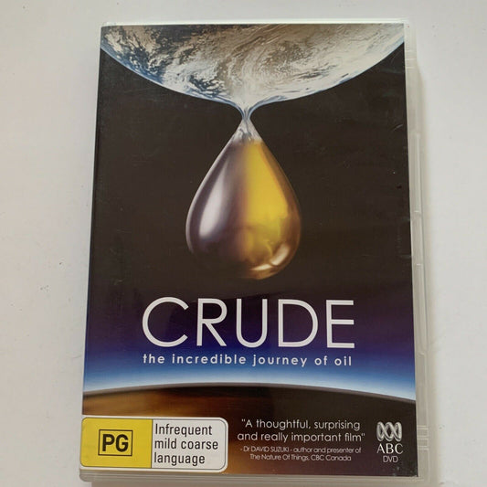 Crude - Incredible Journey Of Oil (DVD, 2007) Oil Documentary