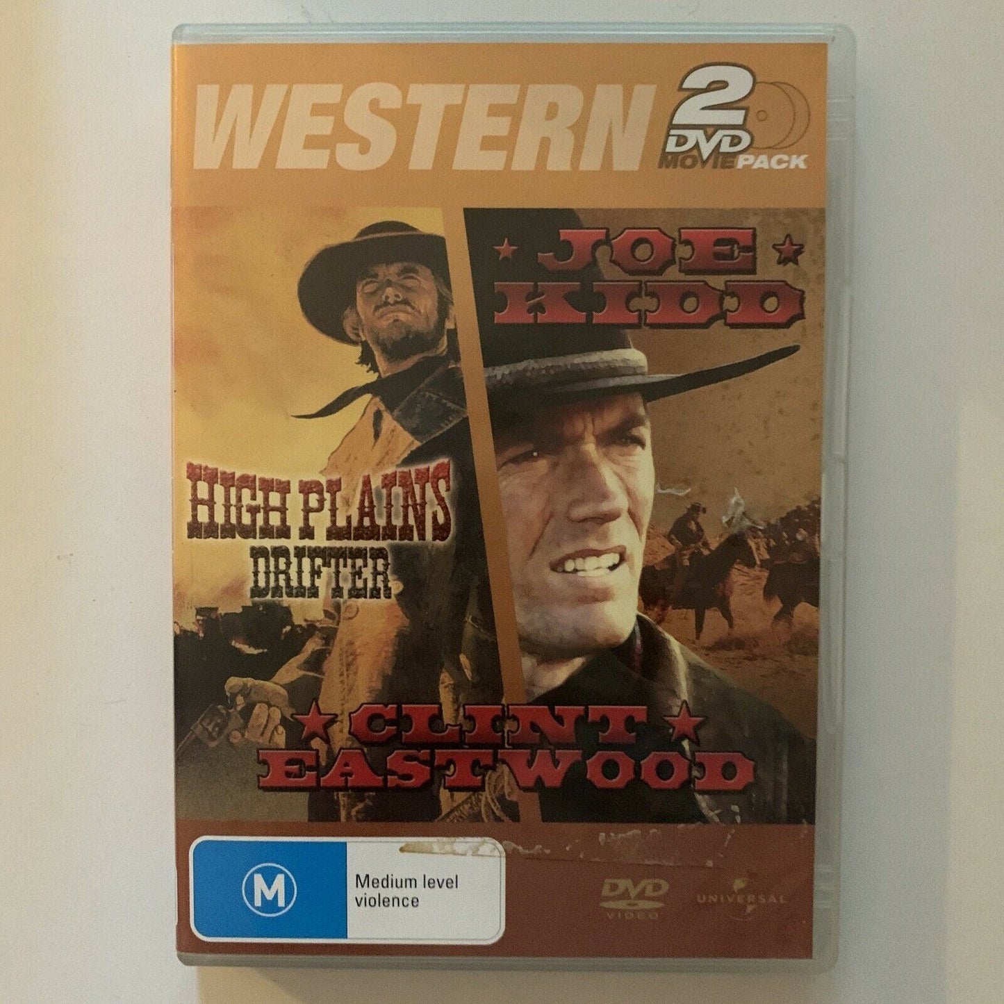 Clint Eastwood: High Plains Drifter / Joe Kidd (DVD, 1973, 2-Disc) Region 4&2