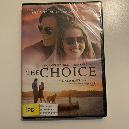 *New Sealed* The Choice (DVD, 2016) Benjamin Walker, Teresa Palmer. Region 4