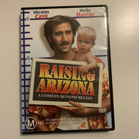 Raising Arizona (DVD, 1987) Nicolas Cage, Holly Hunter. Region 4