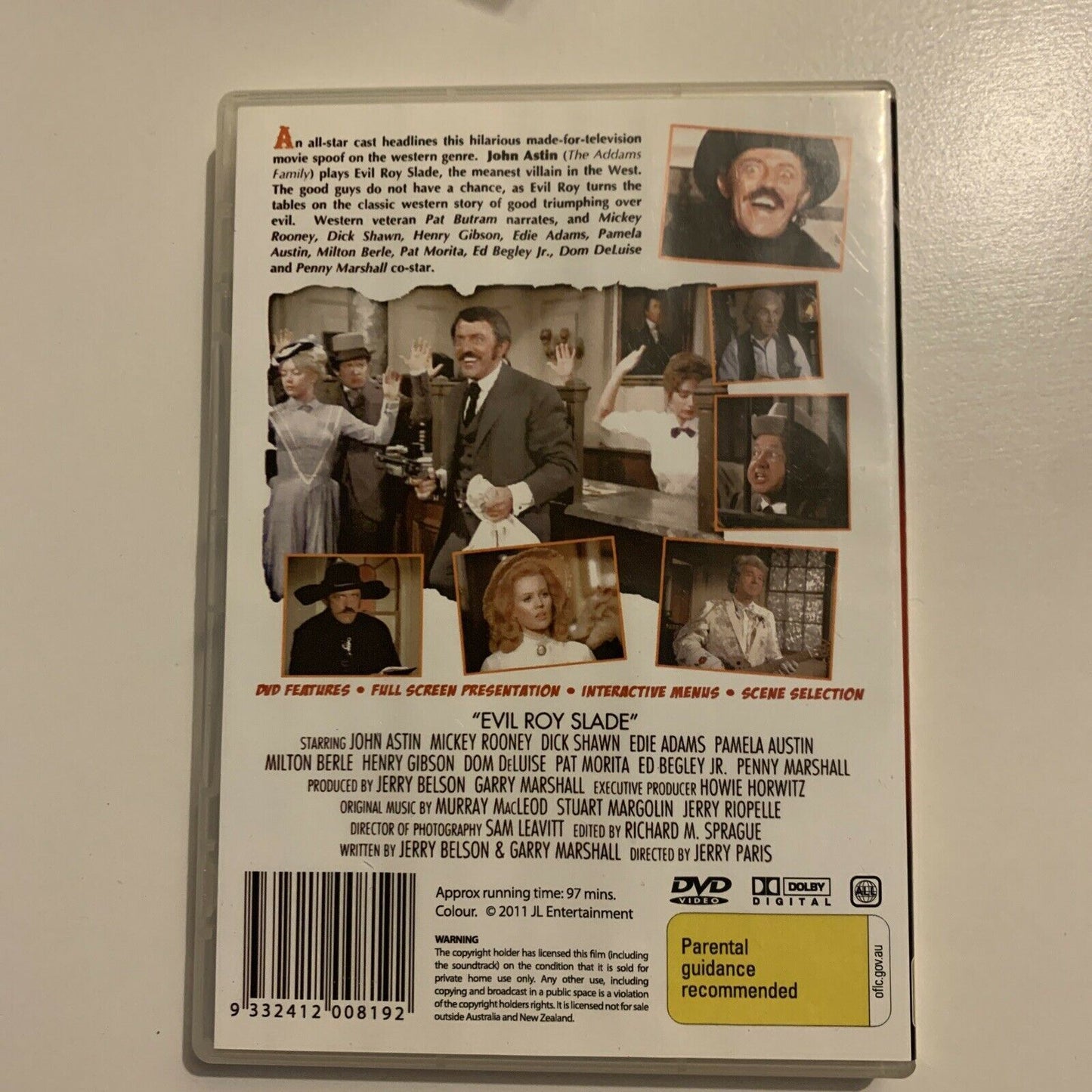 Evil Roy Slade (DVD, 1972) John Astin, Mickey Rooney. All Regions