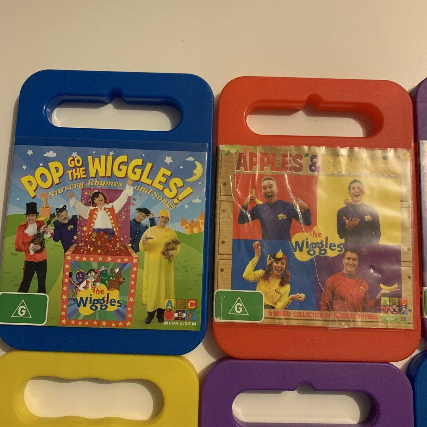 6x The Wiggles DVD Pop Go The Wiggles / Apples & Bananas / Wake Up Lachy /....