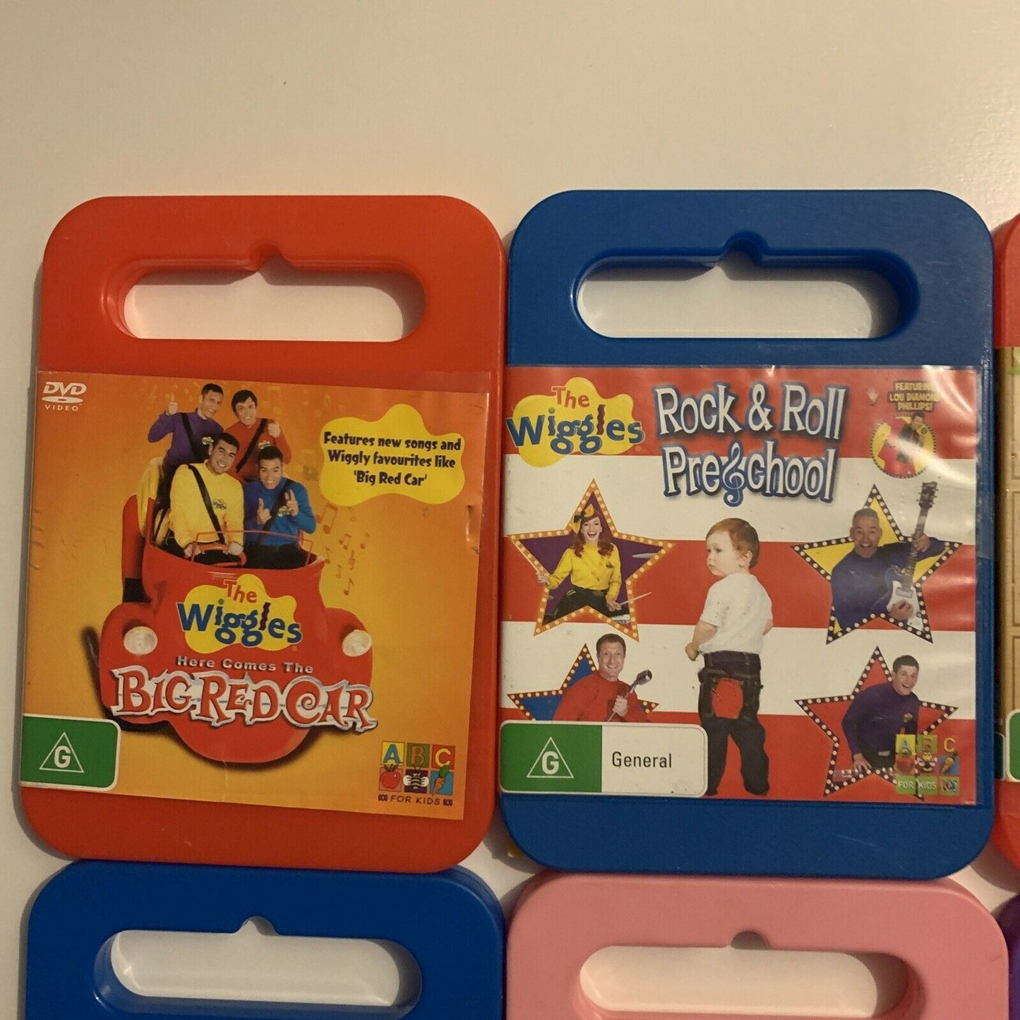 6x The Wiggles DVD: Rock & Roll / Big Red Car / Taking Off / Memory Book / ...