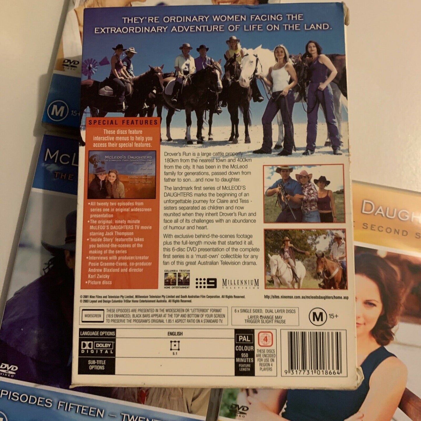 McLeod's Daughters : Season 1 & 2 (DVD, 2001, 12-Disc) Region 4&2