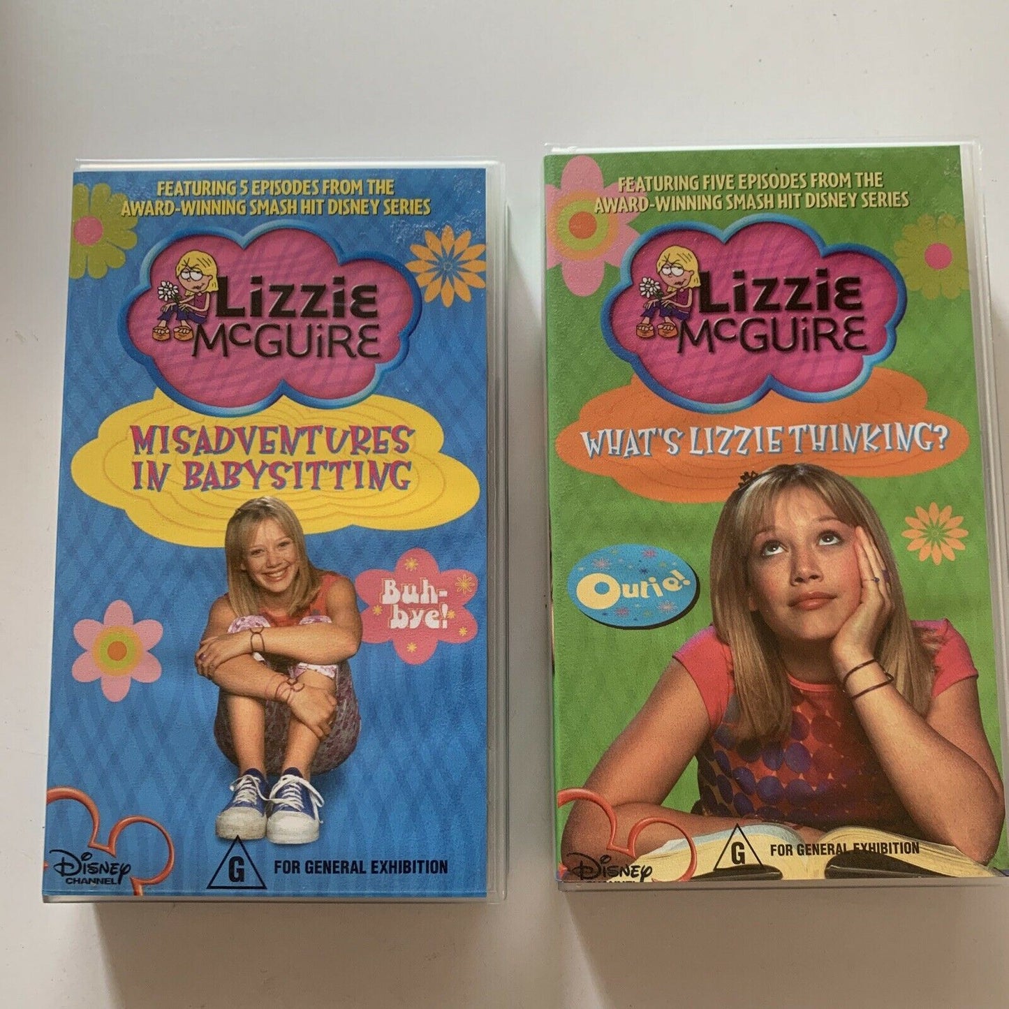 Lizzie McGuire: Misadventures In Babysitting / What's Lizzie Thinking? (VHS) PAL