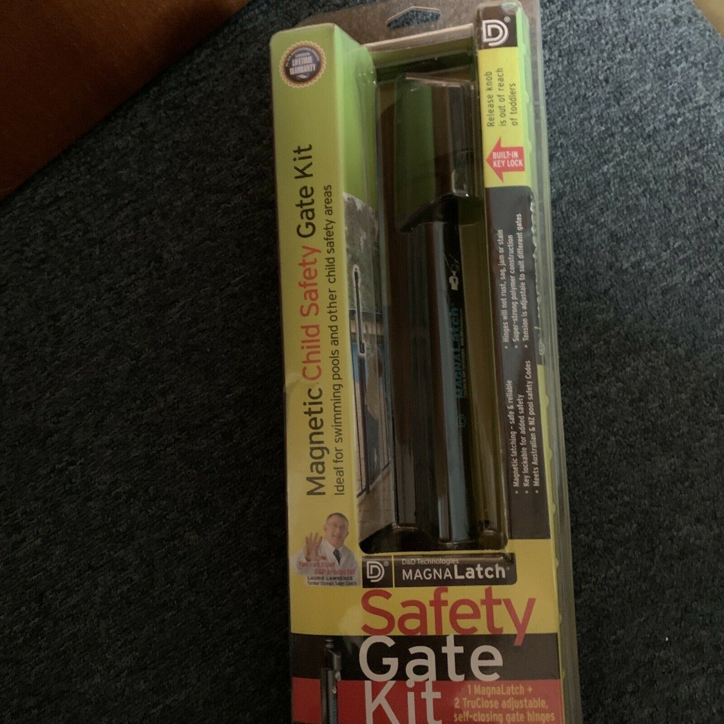 *New* Magna Latch: Magnetic Child Safety Gate Kit For Swimming Pools/ Childcare