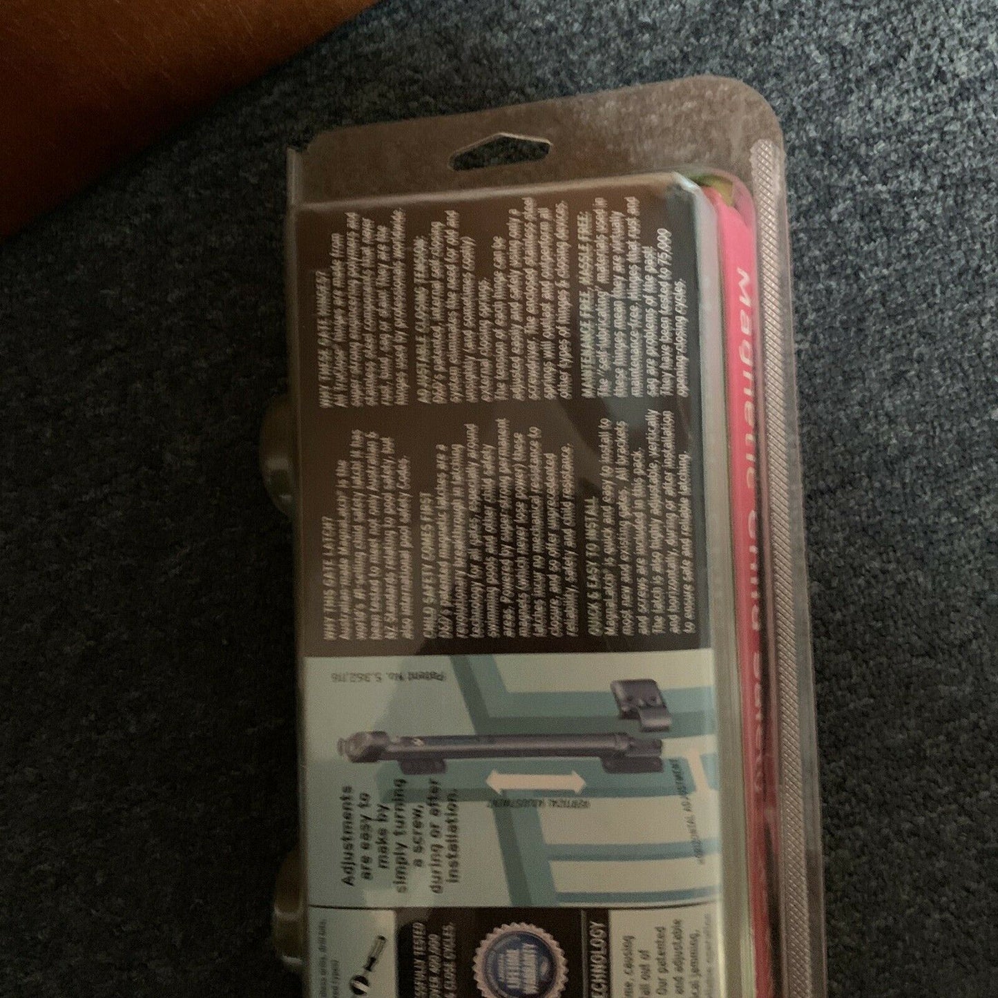 *New* Magna Latch: Magnetic Child Safety Gate Kit For Swimming Pools/ Childcare