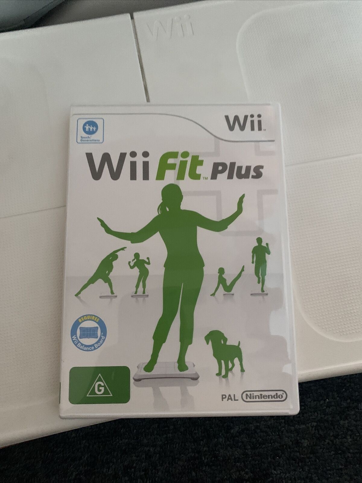 Nintendo Wii Fit Plus Balance Board And Wii Fit Plus Game (Wii, 2009) PAL