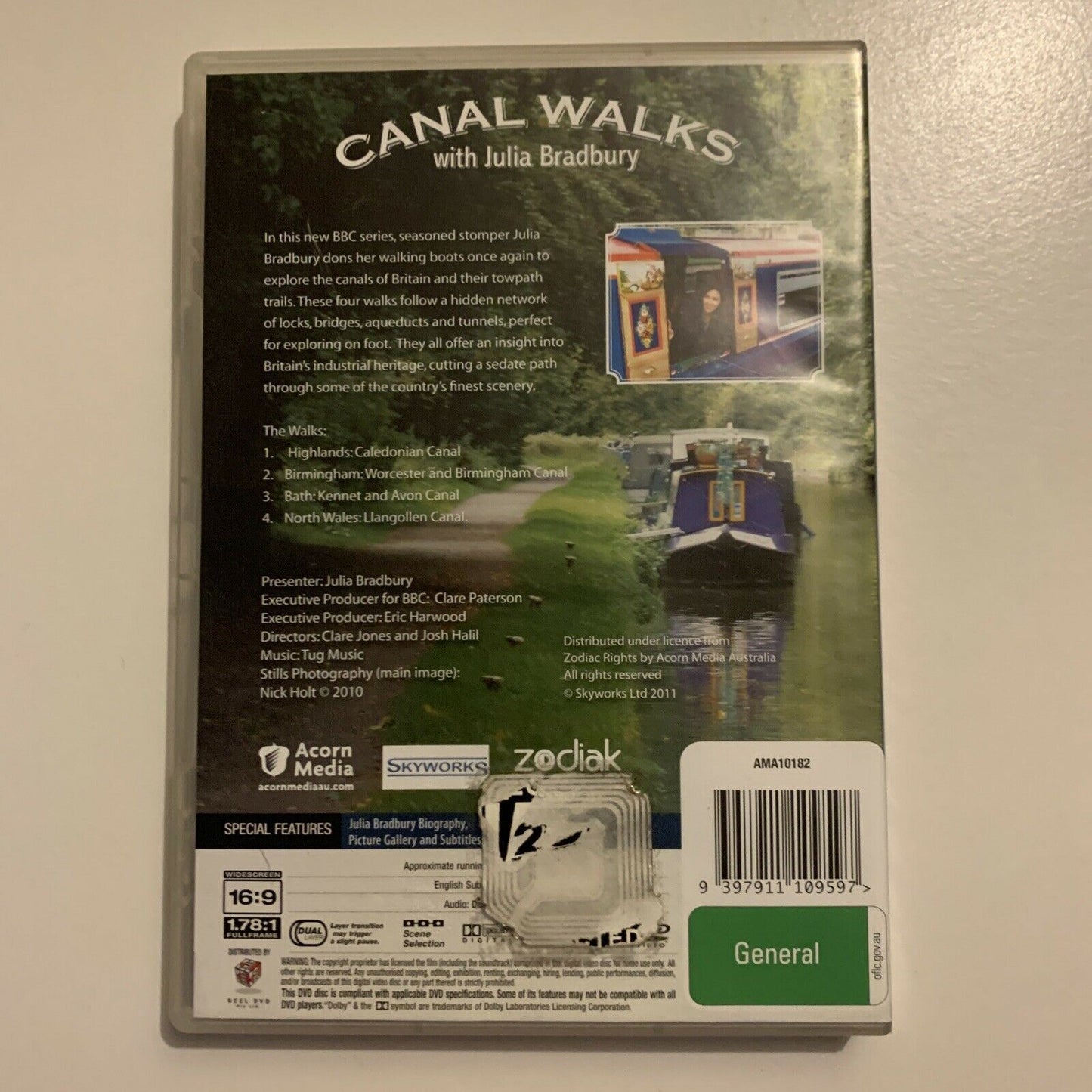Canal Walks With Julia Bradbury (DVD, 2011) Region 4