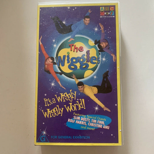 The Wiggles - Its a Wiggle Wiggly World (VHS, 2000) PAL